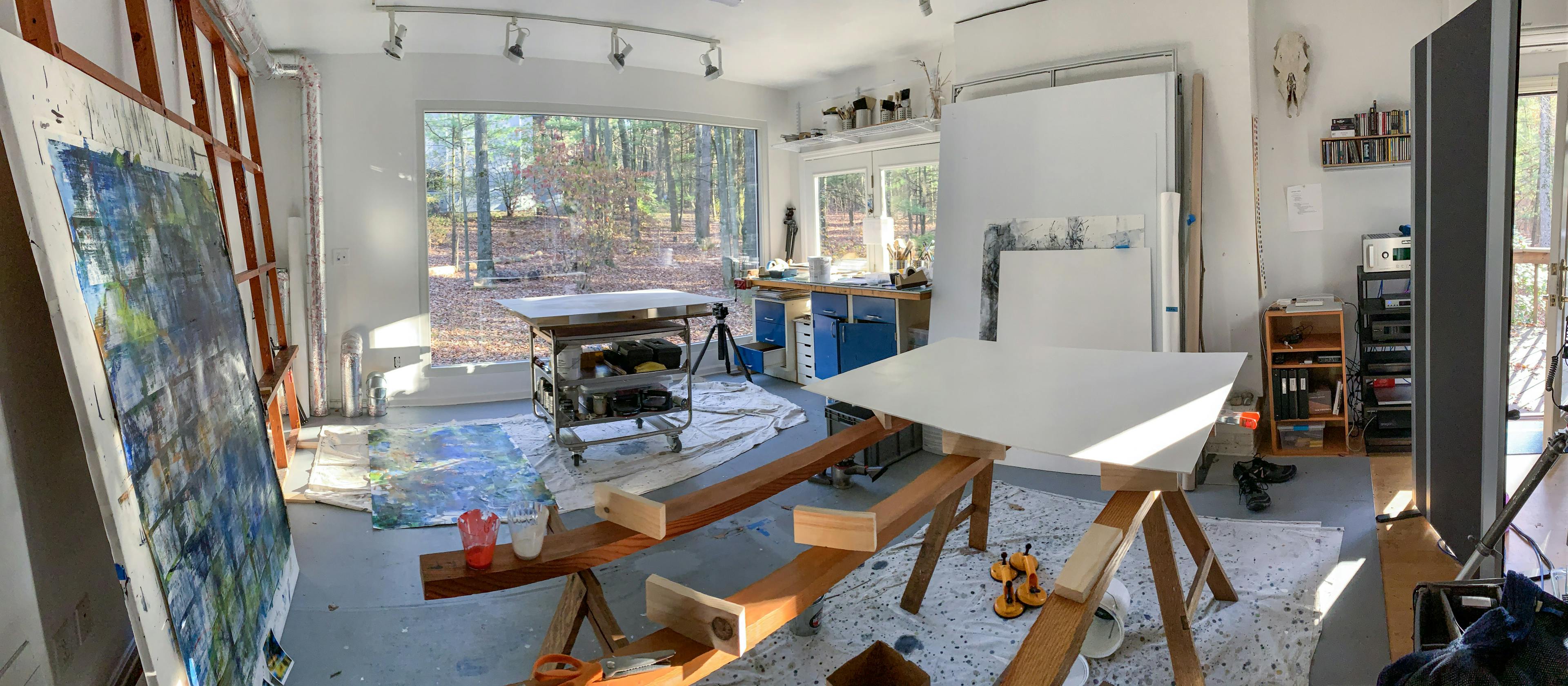 Panorama of Christopher's studio